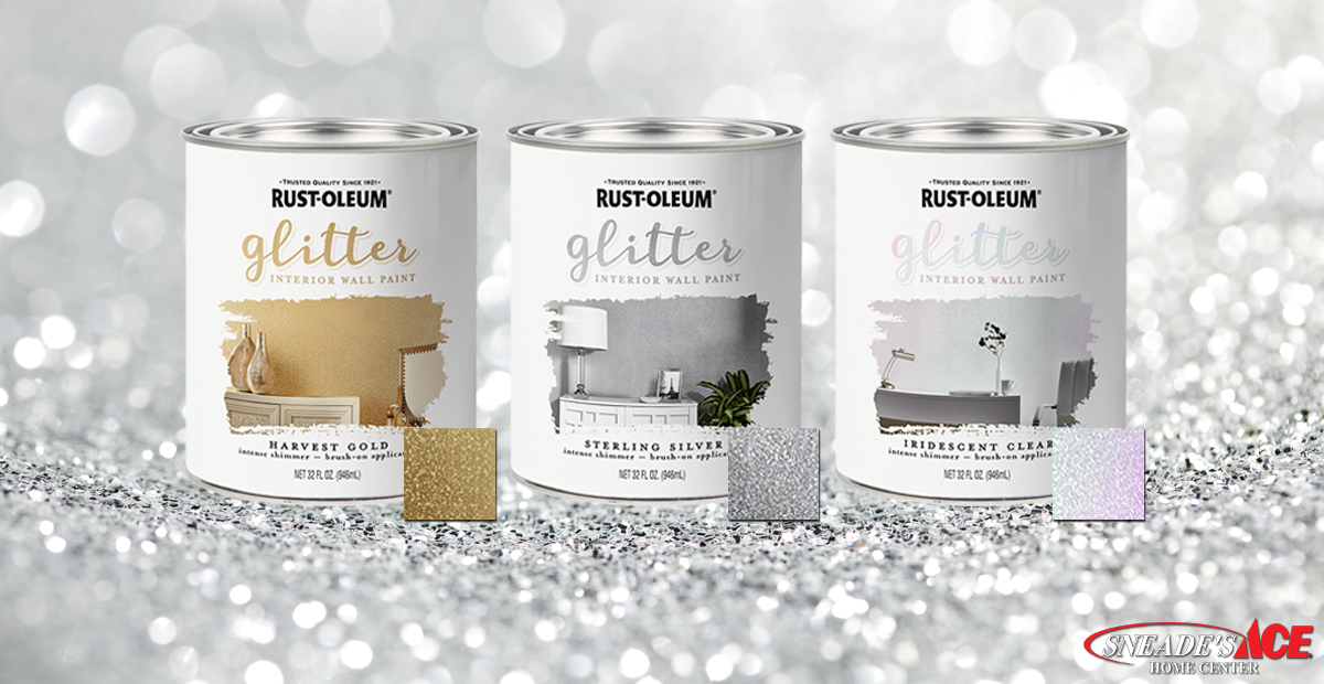 Glitter Paint is the Newest Home Decor Trend - Sneades Ace Home Centers