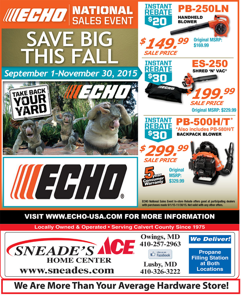 echo national sales event fall 2015