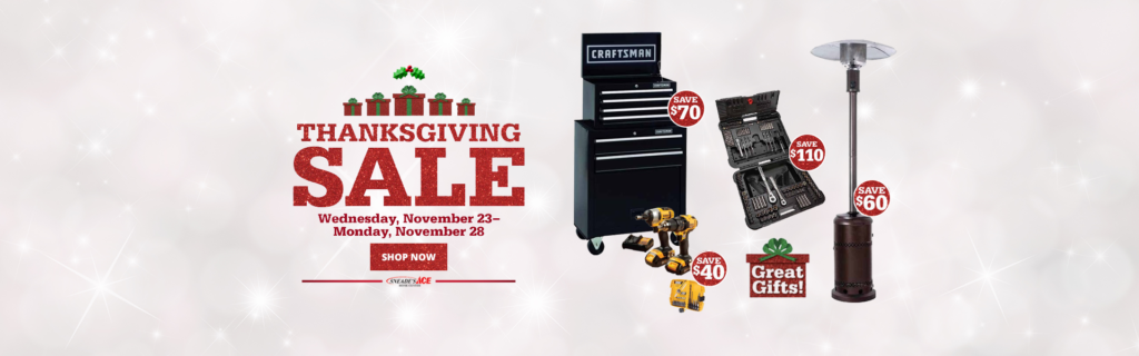 Sneades Ace Home Center Thanksgiving Sale