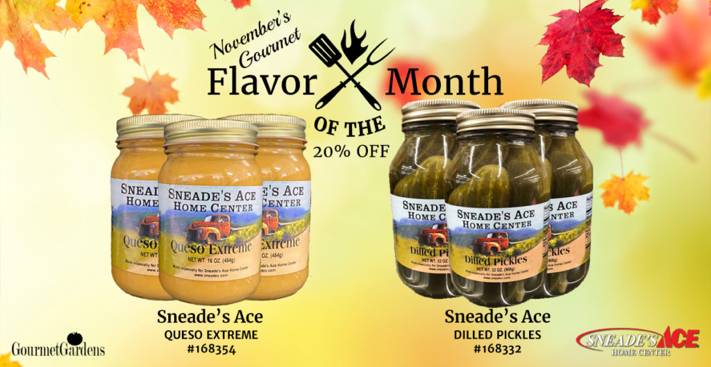 Nov Gourmet Flavor of the Month Fall Facebook