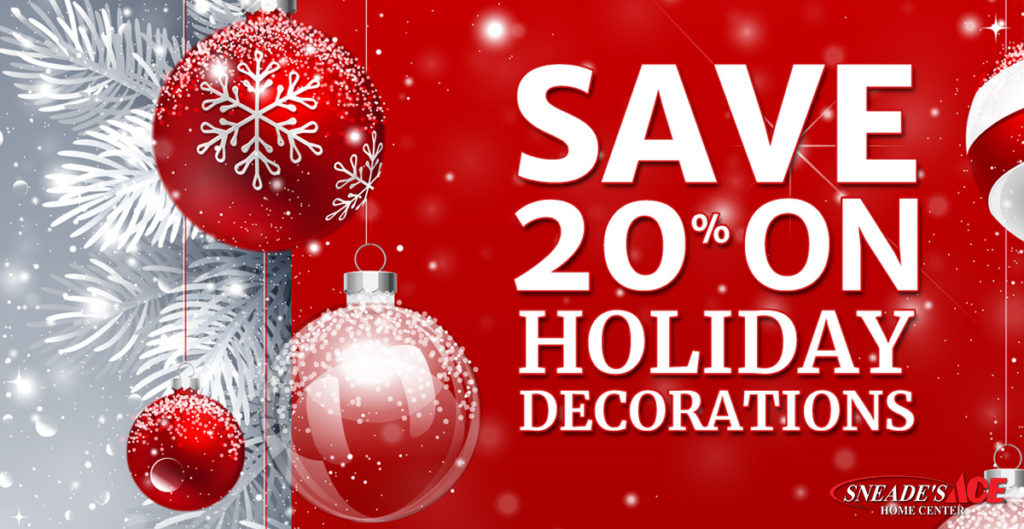 20 off christmas decoration facebook